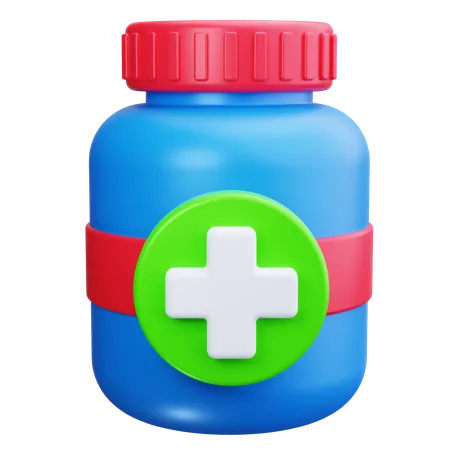 Medicine Bottle  3D Icon