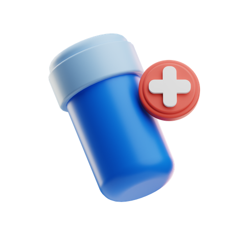 Medicine Bottle  3D Icon