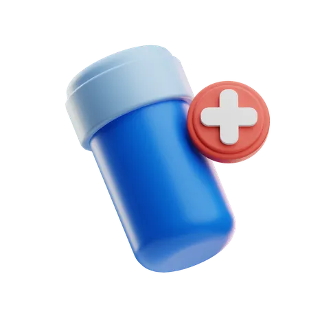 Medicine Bottle  3D Icon