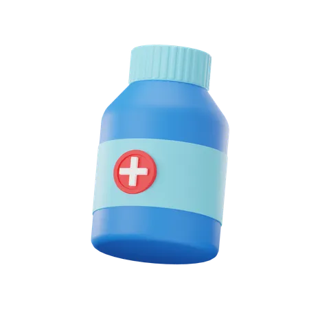 Medicine Bottle  3D Icon
