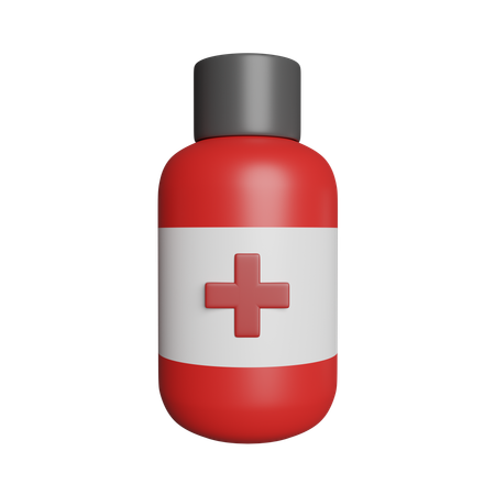 Medicine Bottle  3D Icon