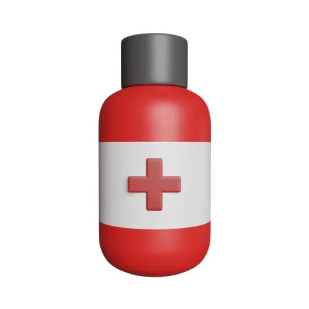 Medicine Bottle  3D Icon