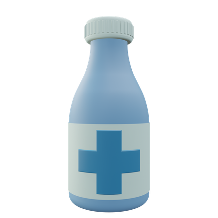 Medicine bottle  3D Icon