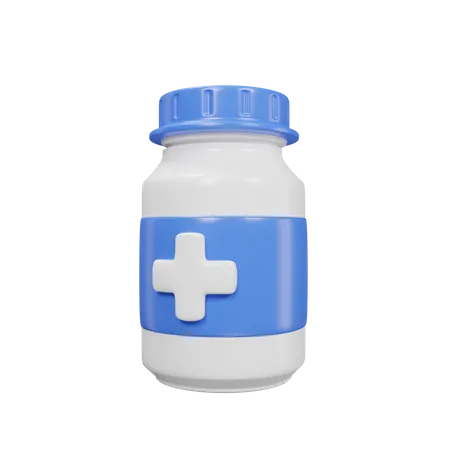 Medicine Bottle  3D Icon