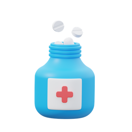 Medicine Bottle  3D Icon