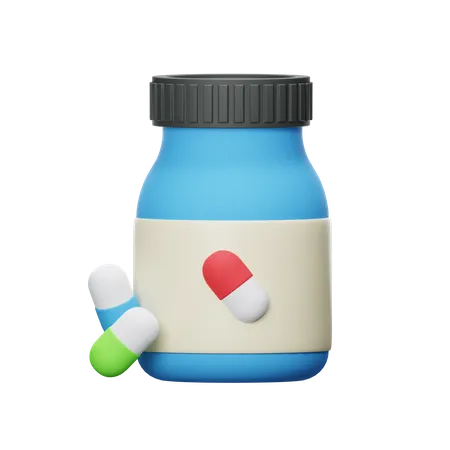 Medicine Bottle  3D Icon