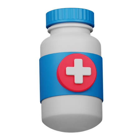 Medicine Bottle  3D Icon