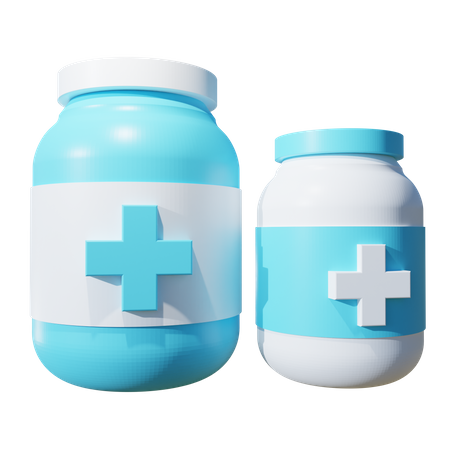 Medicine Bottle  3D Icon