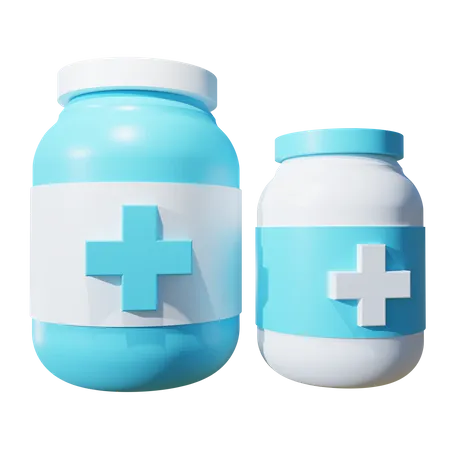 Medicine Bottle  3D Icon