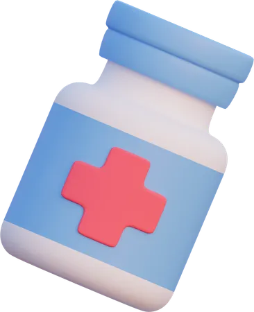 Medicine Bottle  3D Icon