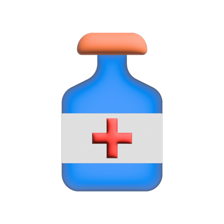 Medicine Bottle  3D Icon