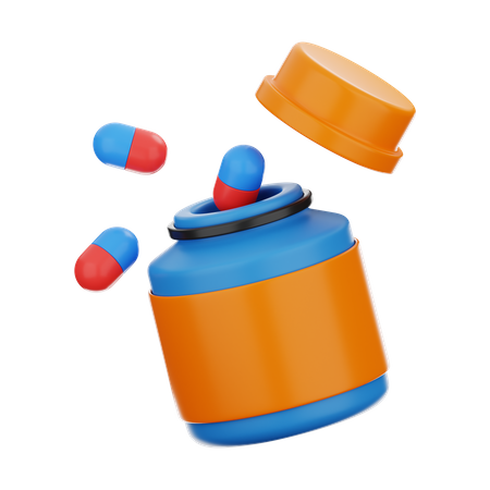 Medicine Bottle  3D Icon