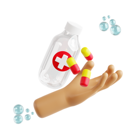 Medicine Bottle  3D Icon