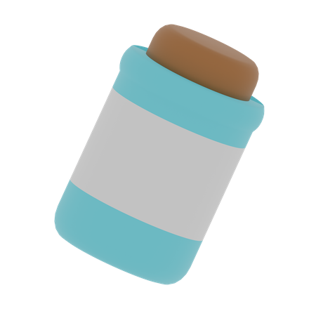 Medicine bottle  3D Illustration