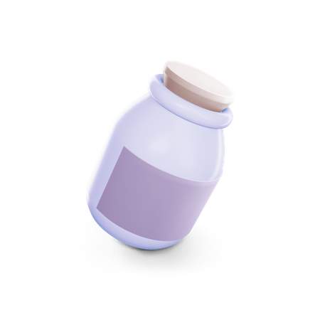 Medicine Bottle  3D Illustration