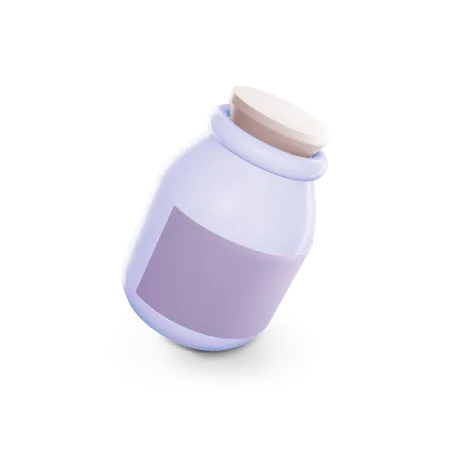 Medicine Bottle  3D Illustration