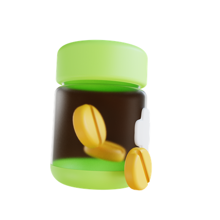 Medicine Bottle  3D Illustration