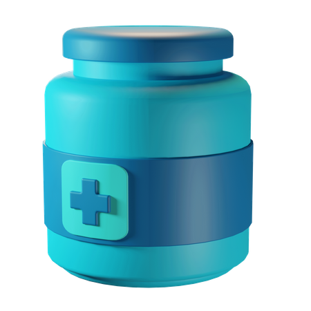 Medicine Bottle  3D Illustration