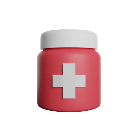 Medicine bottle  3D Logo