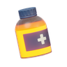 3d medicine bottle emoji