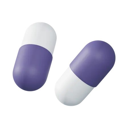 3 D Rendering Of Medicine Capsule Icon Isolated 3D Illustration