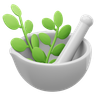 3d medicine crusher bowl logo