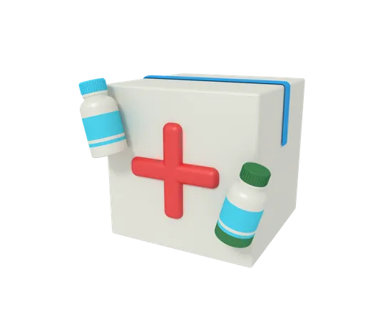 Medicine Delivery  3D Icon