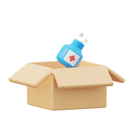 Medicine Delivery  3D Icon