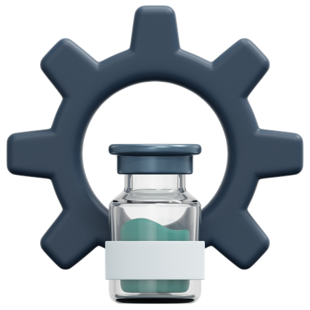 Medicine Development  3D Icon