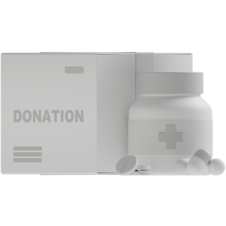 Medicine Donation  3D Icon