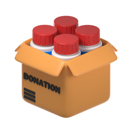 Medicine Donation  3D Icon