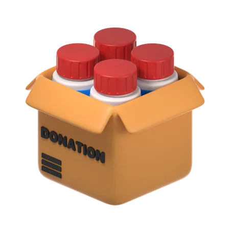 Medicine Donation  3D Icon