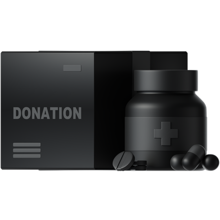 Medicine Donation  3D Icon