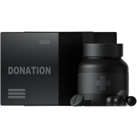 Medicine Donation  3D Icon