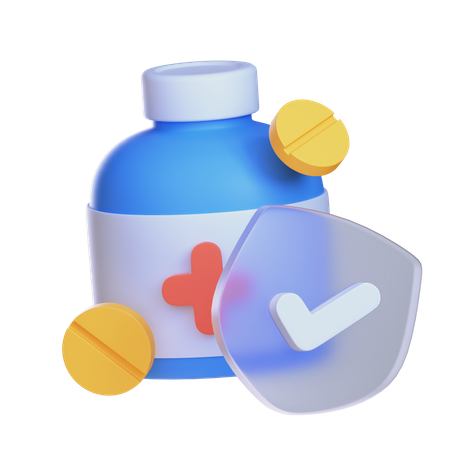 Medicine Insurance  3D Icon