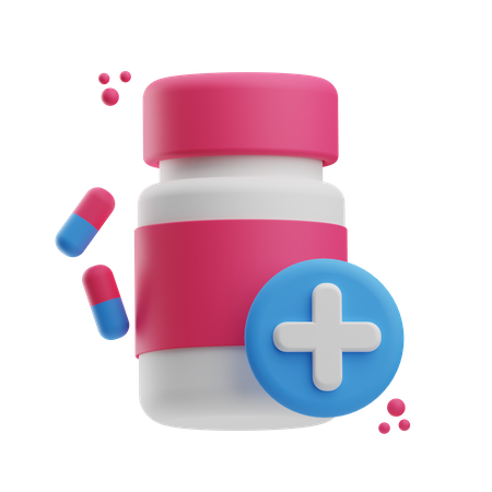 Medicine Jar  3D Icon