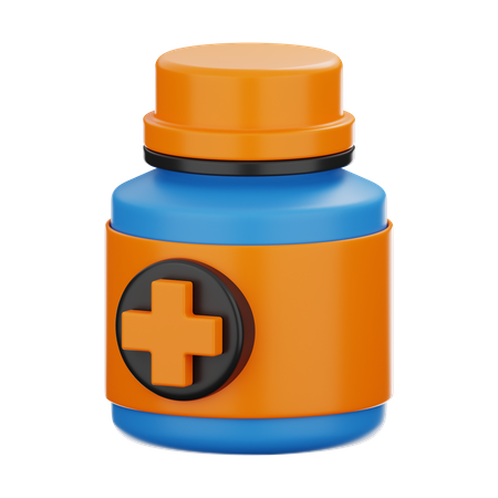 Medicine Jar  3D Icon