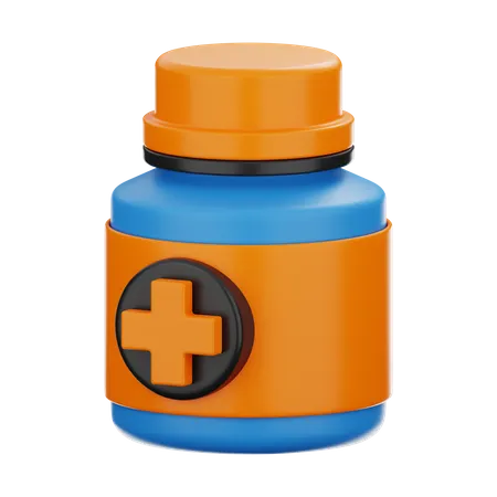 Medicine Jar  3D Icon