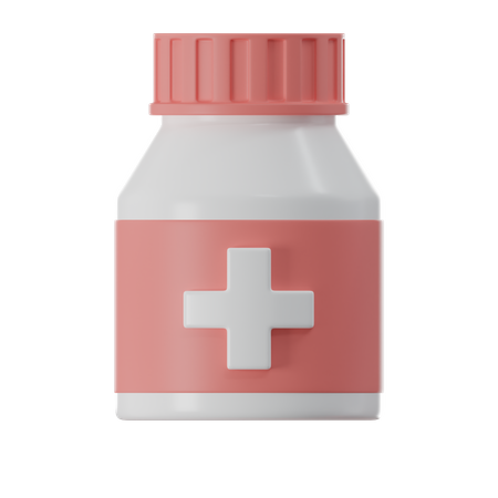 Medicine Jar  3D Icon