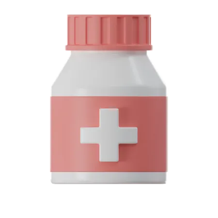 Medicine Jar  3D Icon