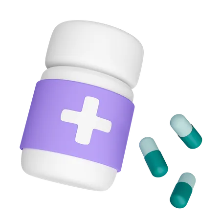 Medicine Jar  3D Icon