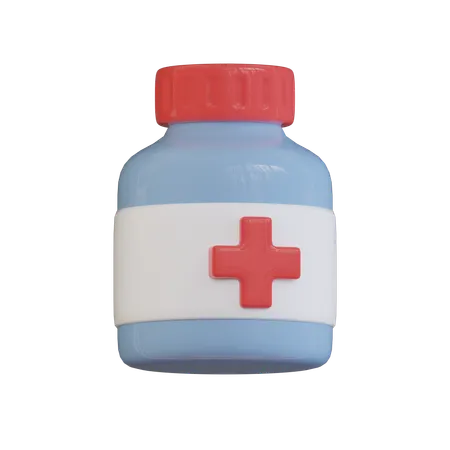 Medicine Jar  3D Icon