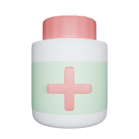 Medicine Jar  3D Icon