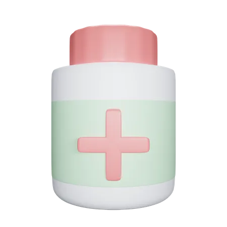 Medicine Jar  3D Icon