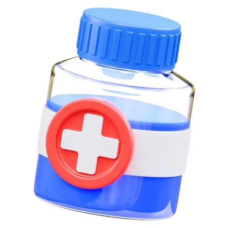 Medicine Jar  3D Icon