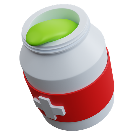 Medicine Jar  3D Icon