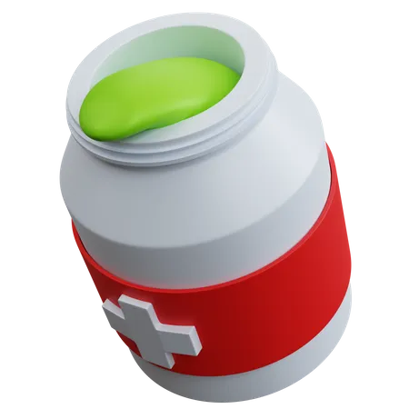 Medicine Jar  3D Icon