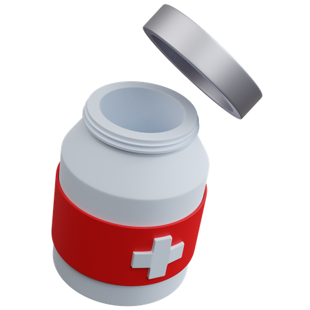 Medicine Jar  3D Icon