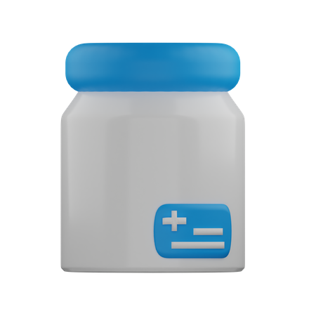 Medicine Jar  3D Icon