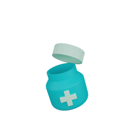 Medicine Jar  3D Icon